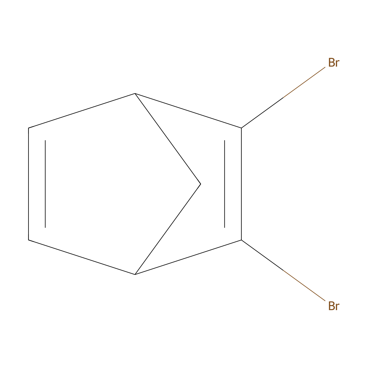 2,3-Dibromonorbornadiene molecular structure, CAS 128780-28-9