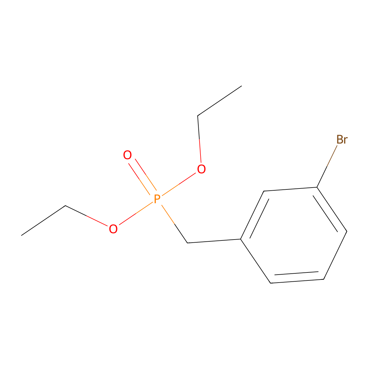 Diethyl 3-Bromobenzylphosphonate molecular structure, CAS 128833-03-4