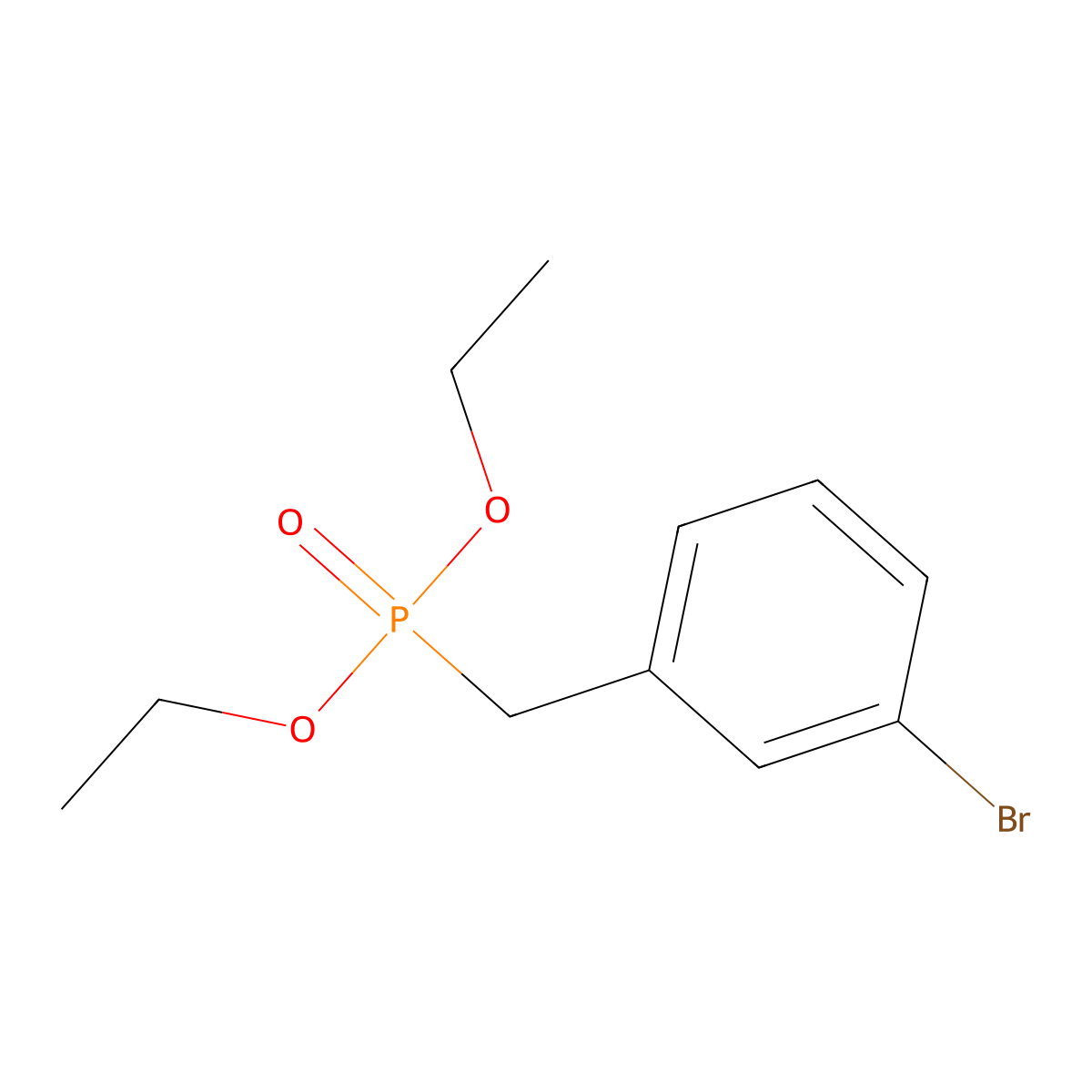 Diethyl 3-Bromobenzylphosphonate molecular structure, CAS 128833-03-4