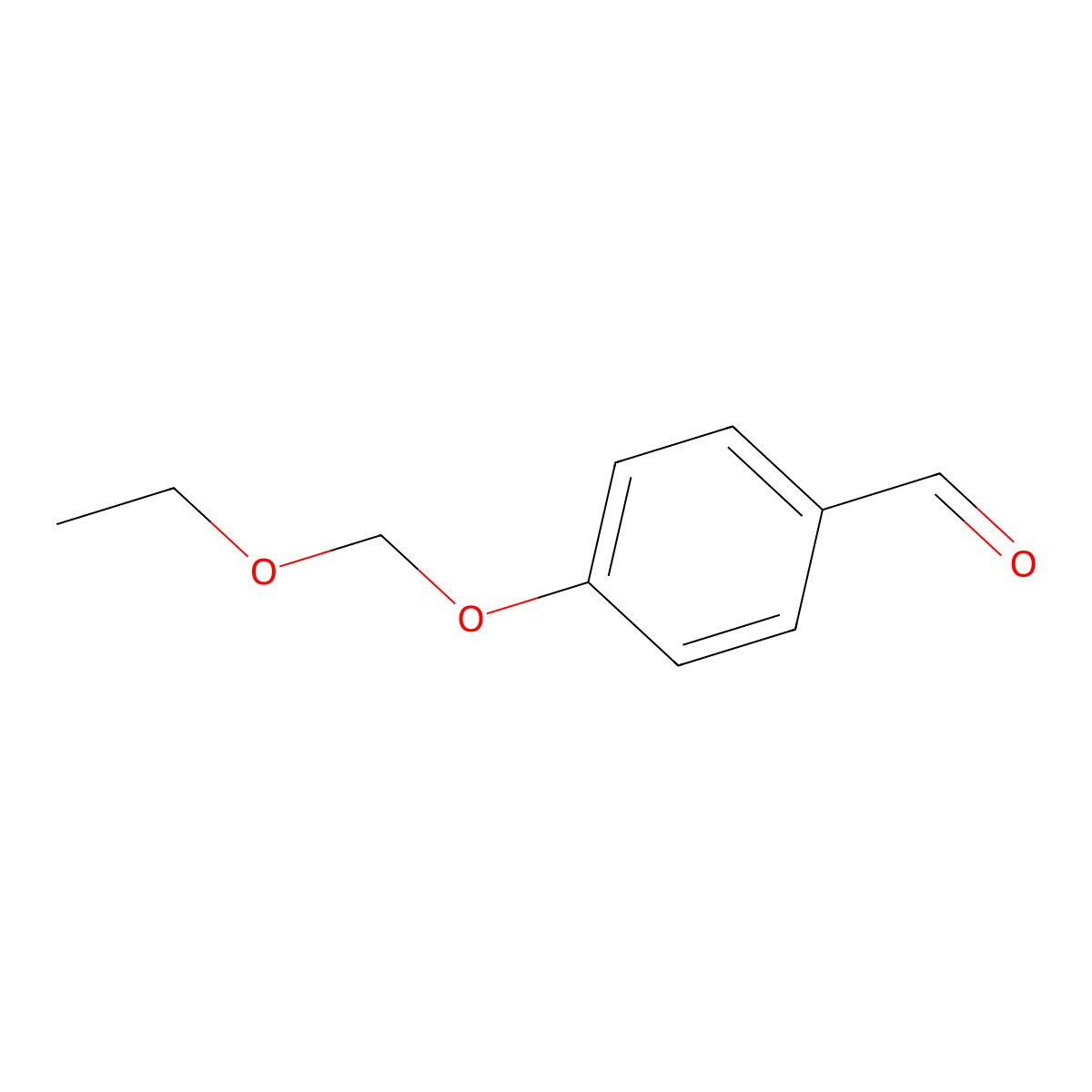 4-(Ethoxymethoxy)benzaldehyde molecular structure, CAS 128837-26-3