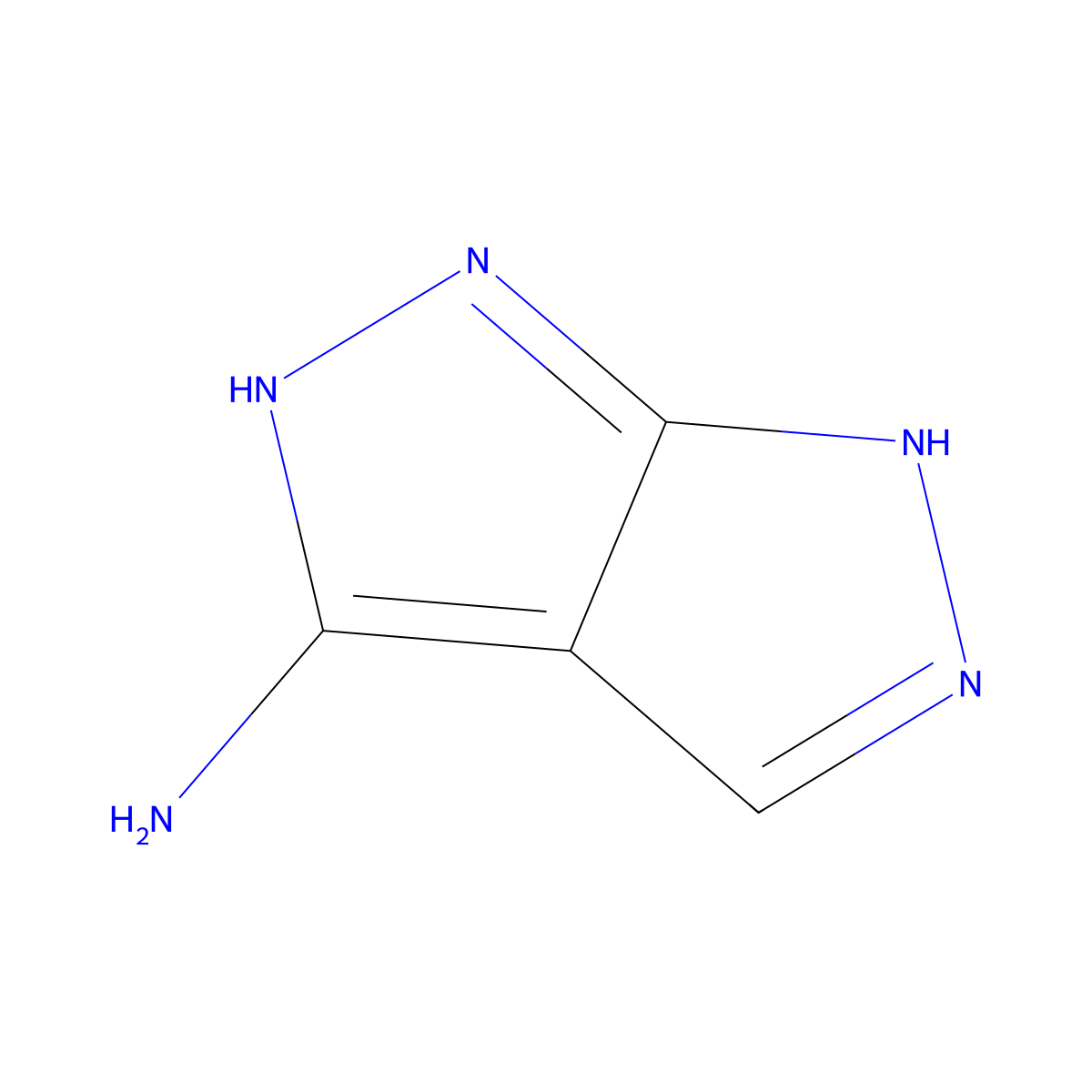 3-Amino-1,6-dihydropyrazolo[3,4-c]pyrazole molecular structure, CAS 128854-05-7
