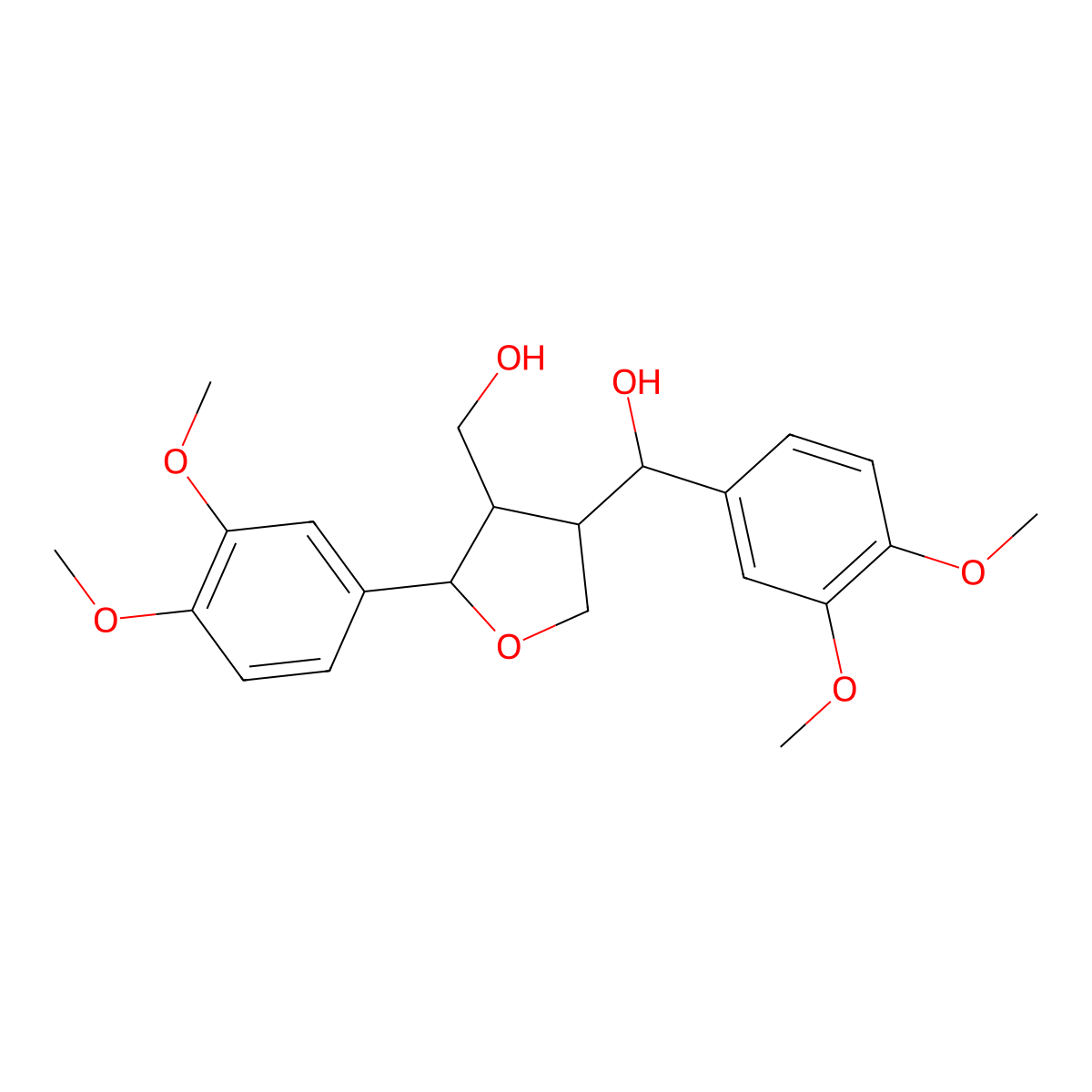 Fargesol molecular structure, CAS 128855-64-1