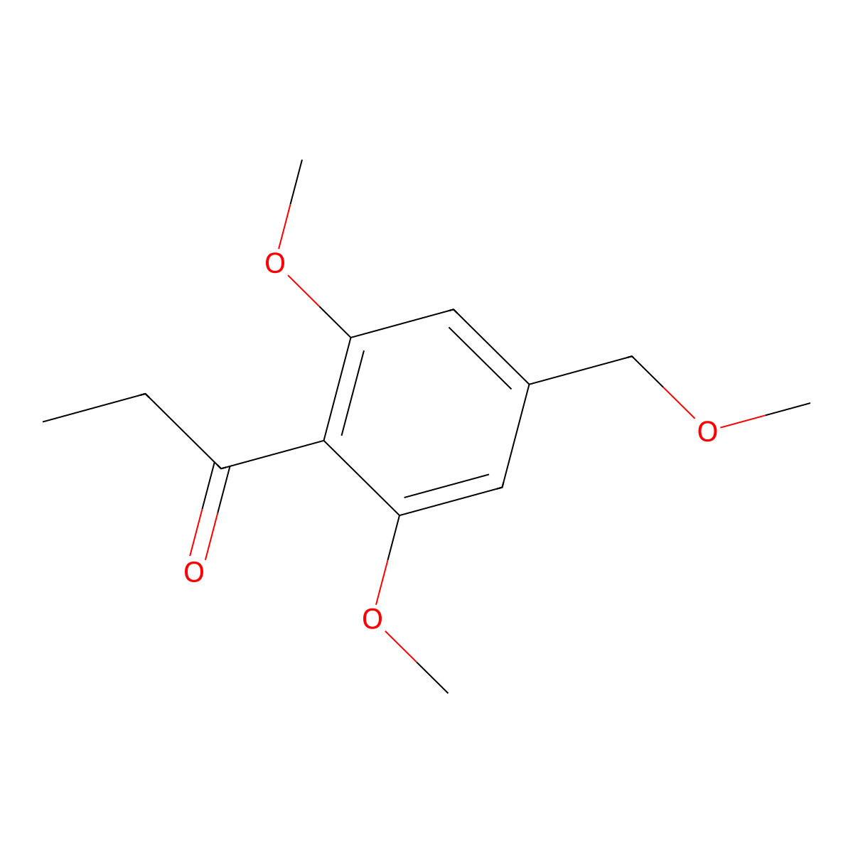 1-(2,6-Dimethoxy-4-(methoxymethyl)phenyl)propan-1-one molecular structure, CAS 1288961-19-2