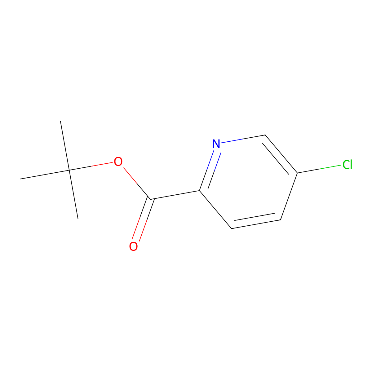 Tert-butyl 5-chloropicolinate molecular structure, CAS 1288988-75-9