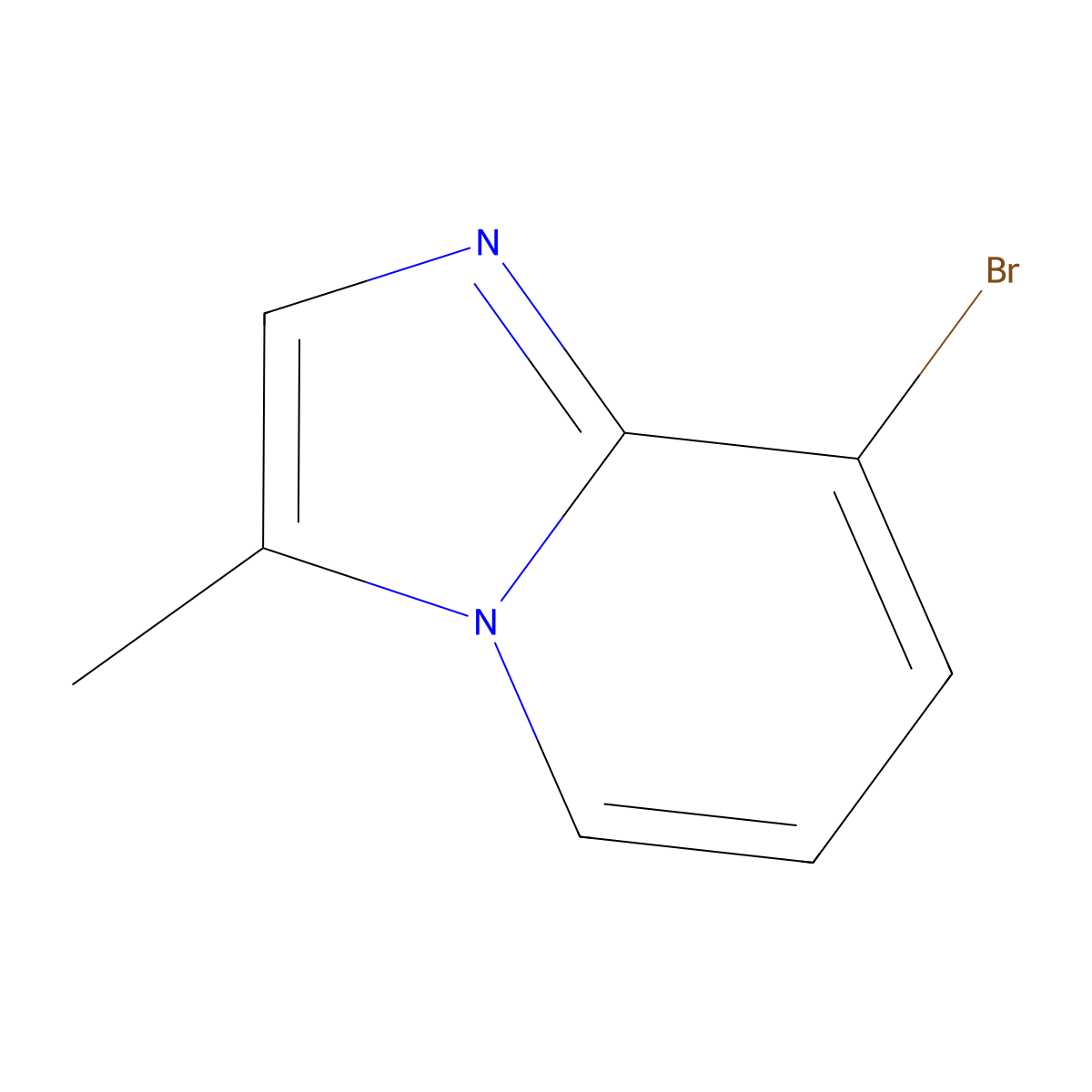 8-Bromo-3-methylimidazo[1,2-A]pyridine molecular structure, CAS 1288990-82-8