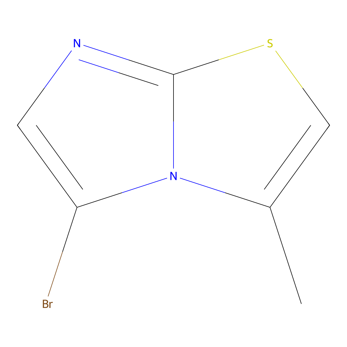 5-Bromo-3-methylimidazo[2,1-B][1,3]thiazole molecular structure, CAS 1288992-53-9