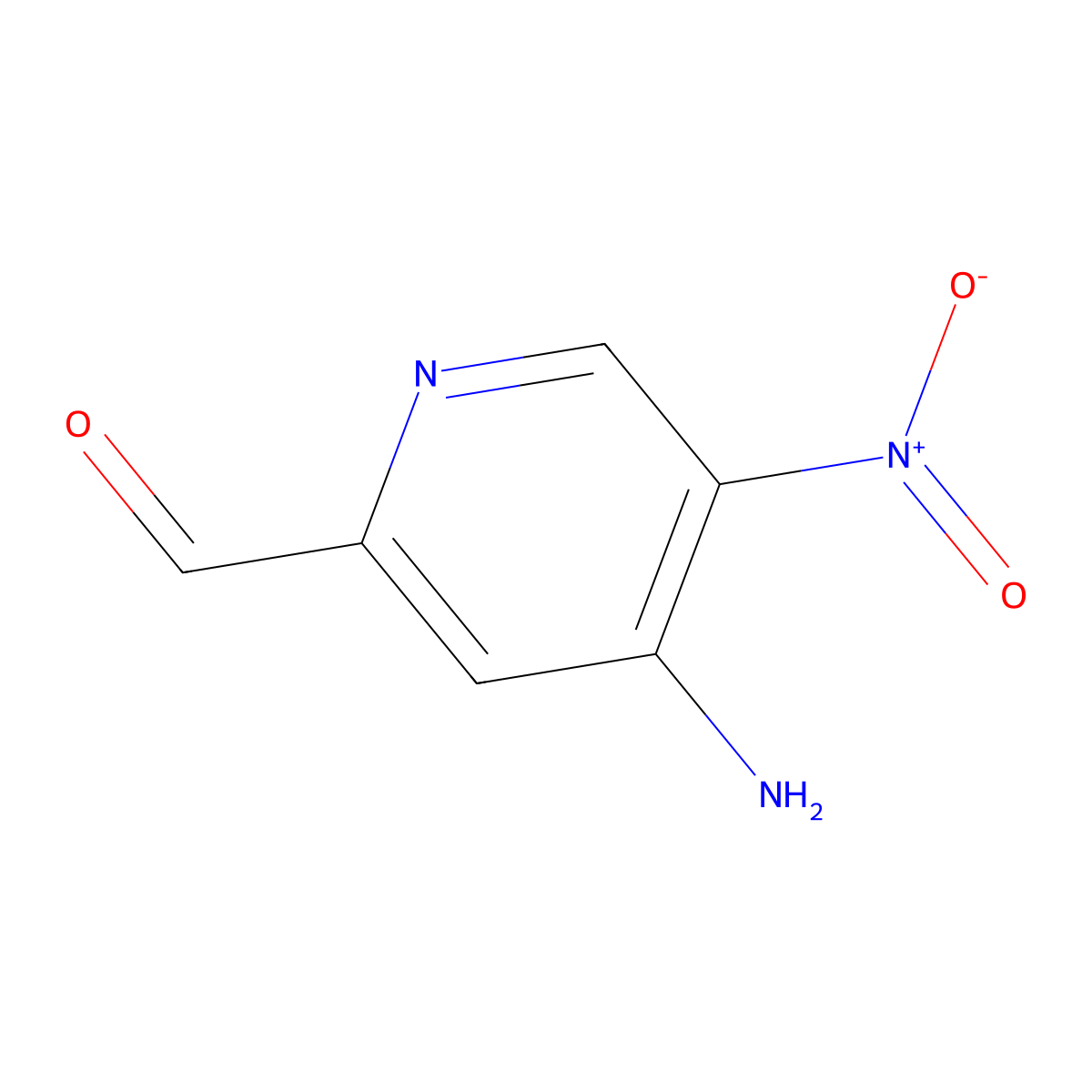 4-Amino-5-nitropicolinaldehyde molecular structure, CAS 1289012-84-5