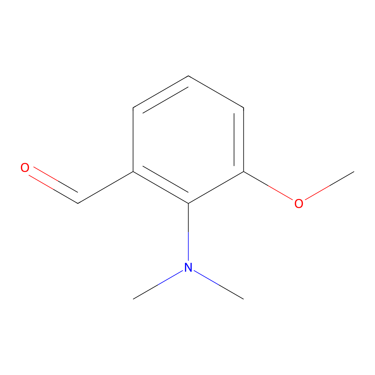 2-(Dimethylamino)-3-methoxybenzaldehyde molecular structure, CAS 1289029-89-5