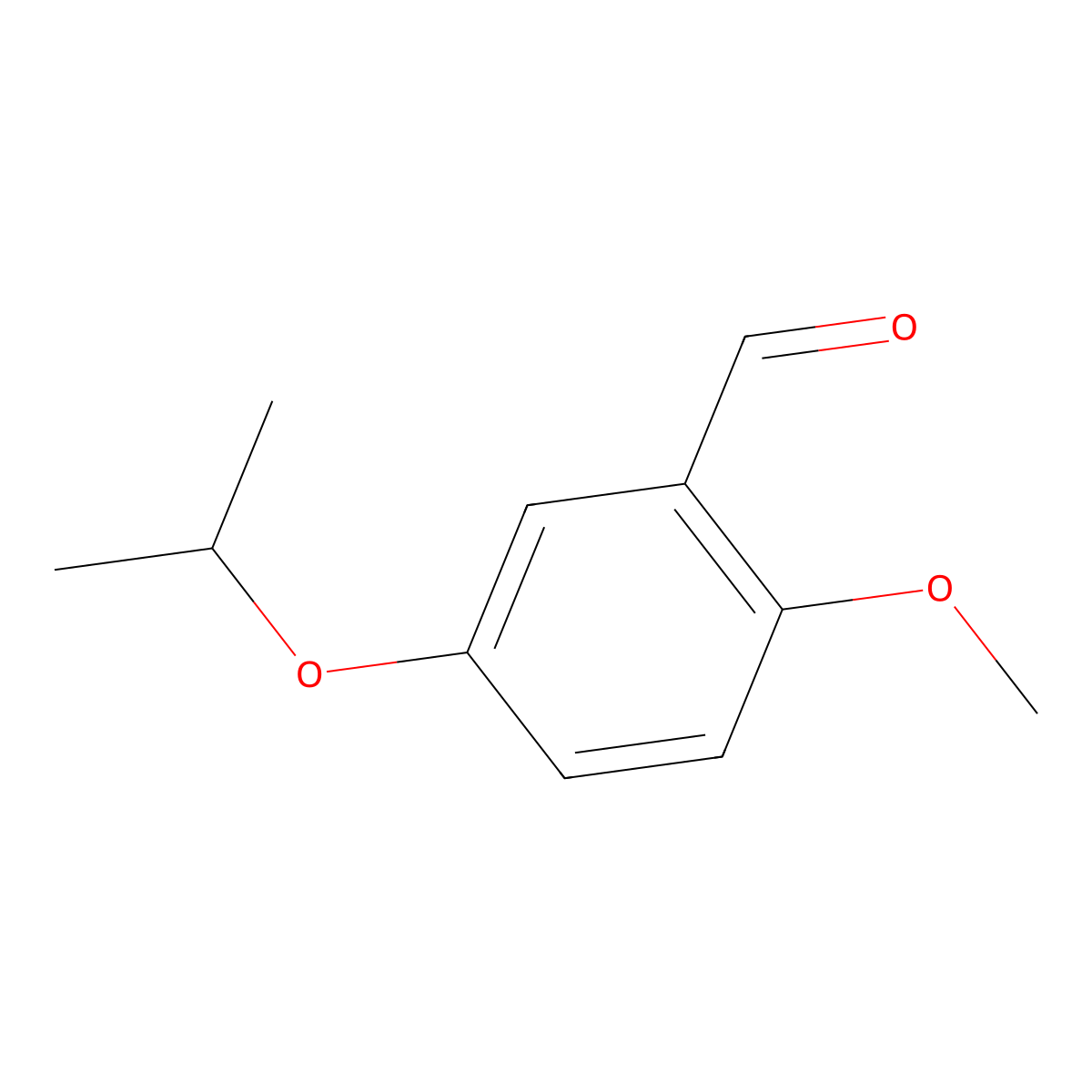 5-Isopropoxy-2-methoxybenzaldehyde molecular structure, CAS 1289047-03-5