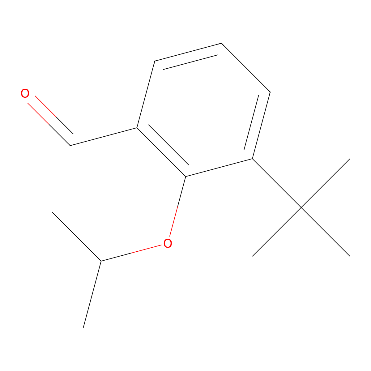 3-(tert-Butyl)-2-isopropoxybenzaldehyde molecular structure, CAS 1289050-36-7
