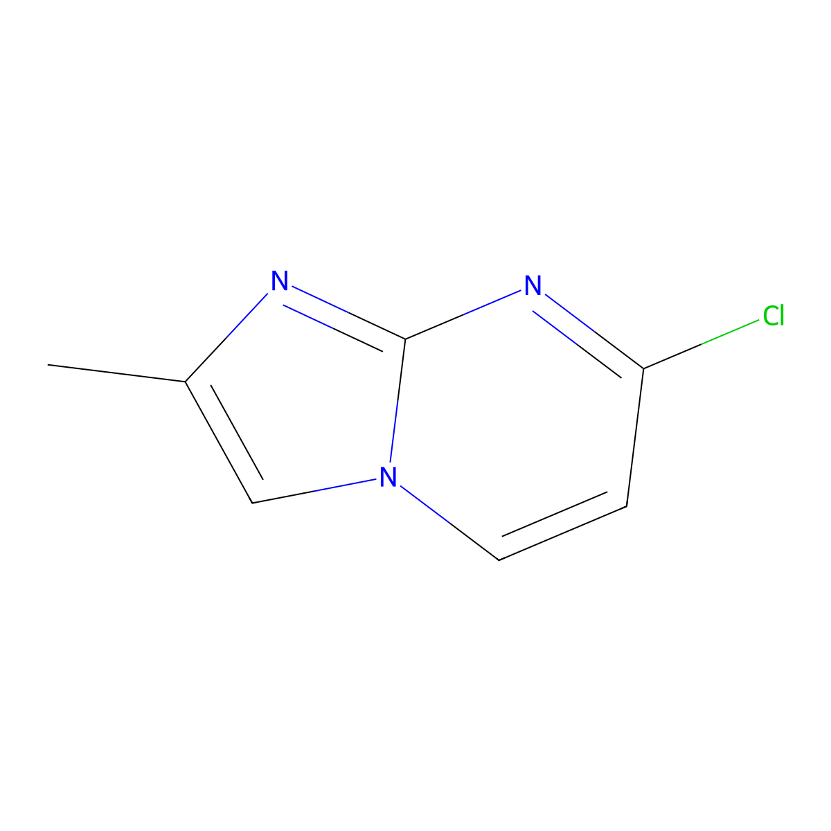 7-Chloro-2-methylimidazo[1,2-a]pyrimidine molecular structure, CAS 1289058-18-9