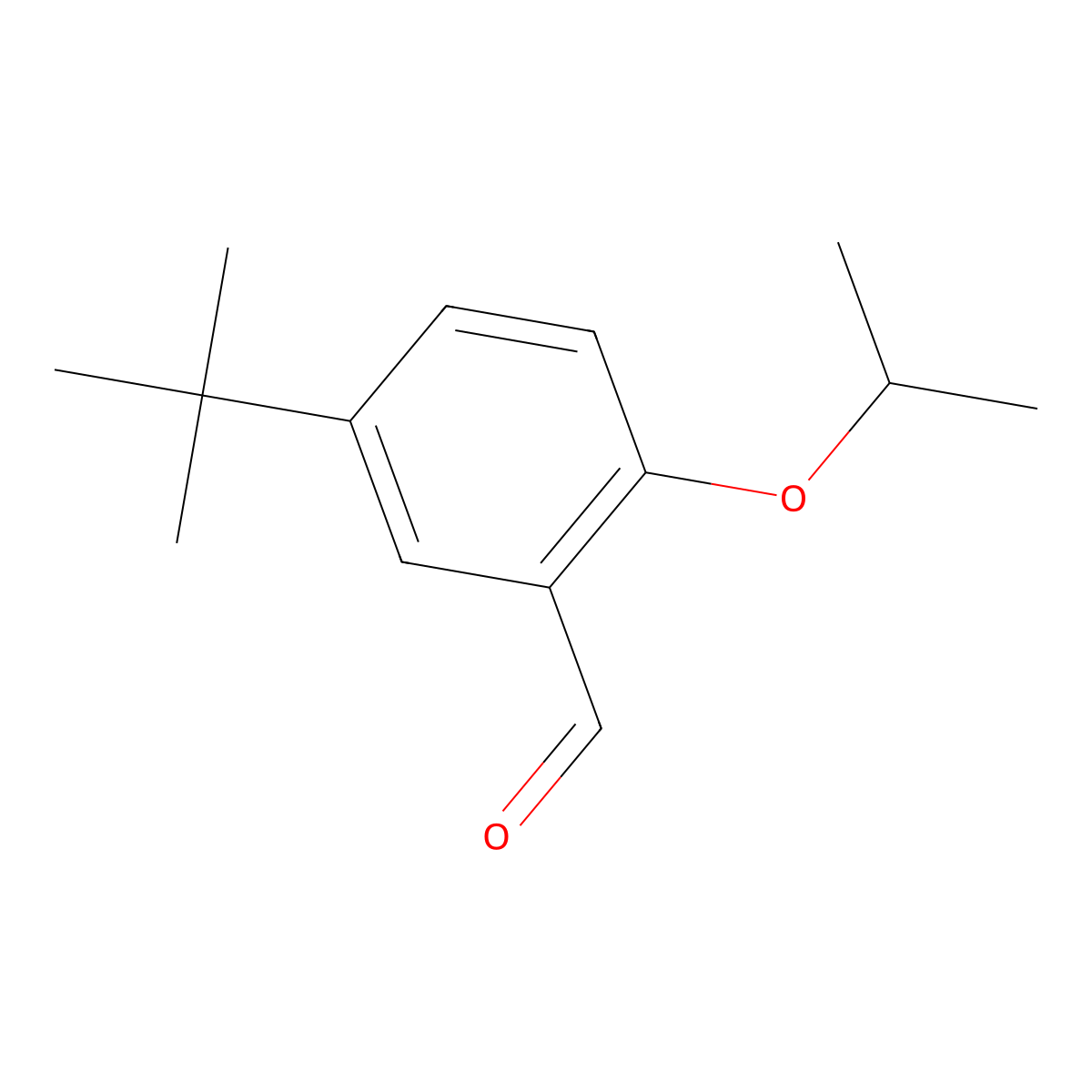 5-(Tert-butyl)-2-isopropoxybenzaldehyde molecular structure, CAS 1289061-54-6