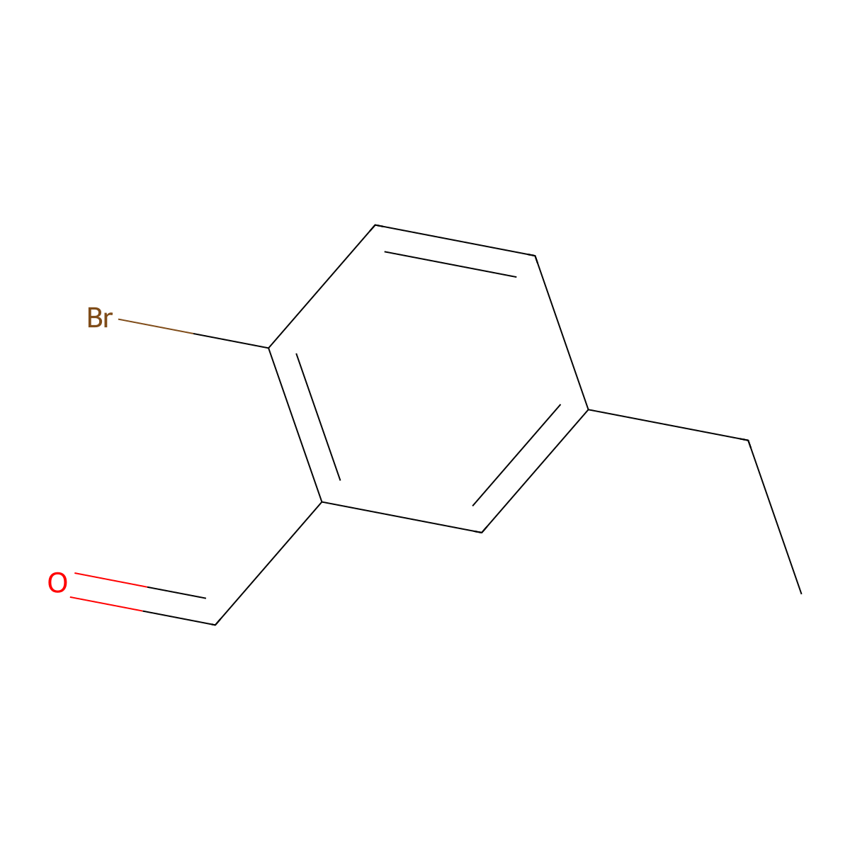 2-Bromo-5-ethylbenzaldehyde molecular structure, CAS 1289063-54-2