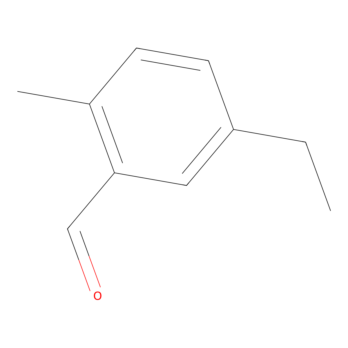 5-Ethyl-2-methylbenzaldehyde molecular structure, CAS 1289067-16-8
