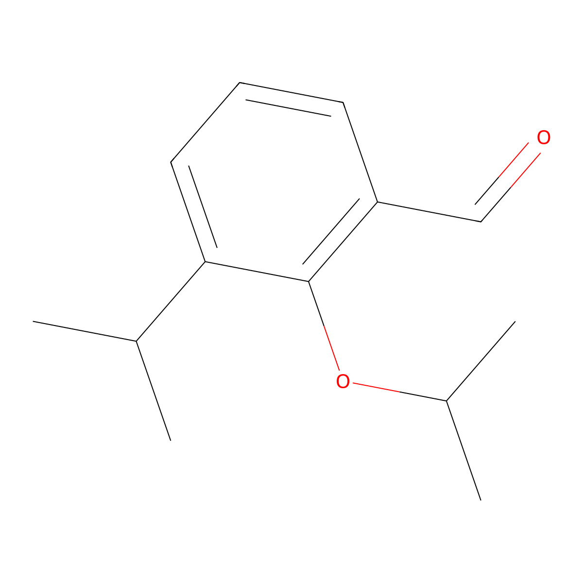 2-Isopropoxy-3-isopropylbenzaldehyde molecular structure, CAS 1289069-05-1