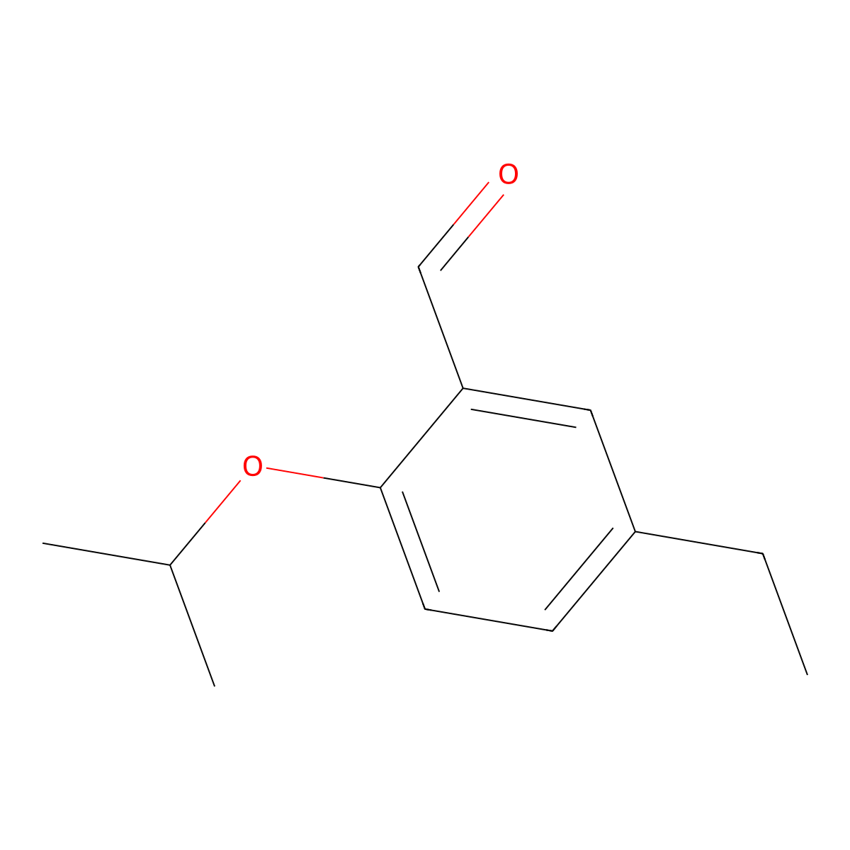 5-Ethyl-2-isopropoxybenzaldehyde molecular structure, CAS 1289069-25-5