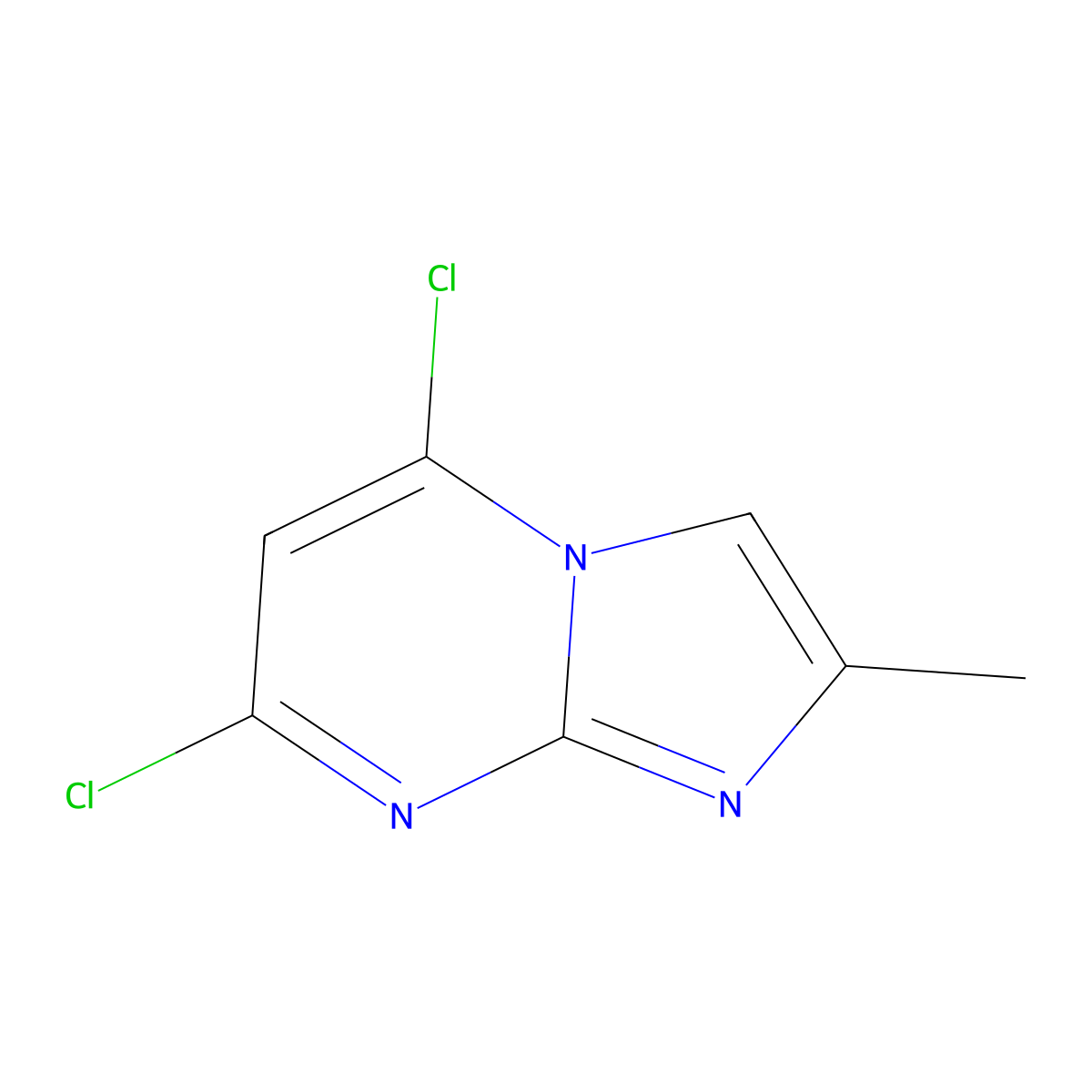 5,7-Dichloro-2-methylimidazo[1,2-A]pyrimidine molecular structure, CAS 1289084-78-1