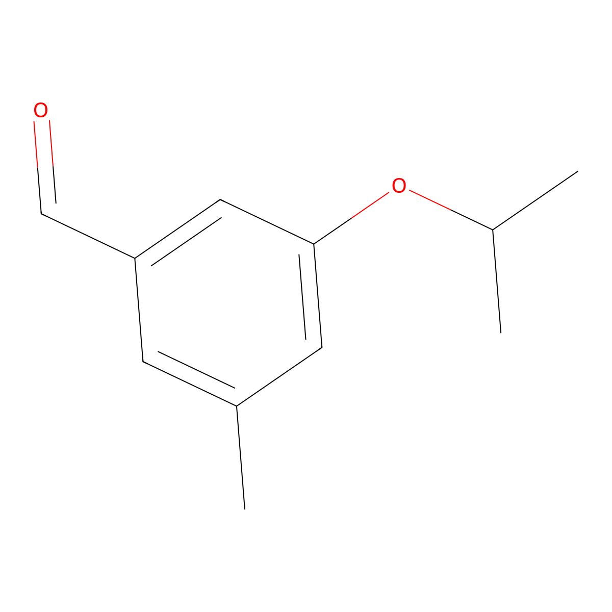3-Isopropoxy-5-methylbenZaldehyde molecular structure, CAS 1289090-18-1