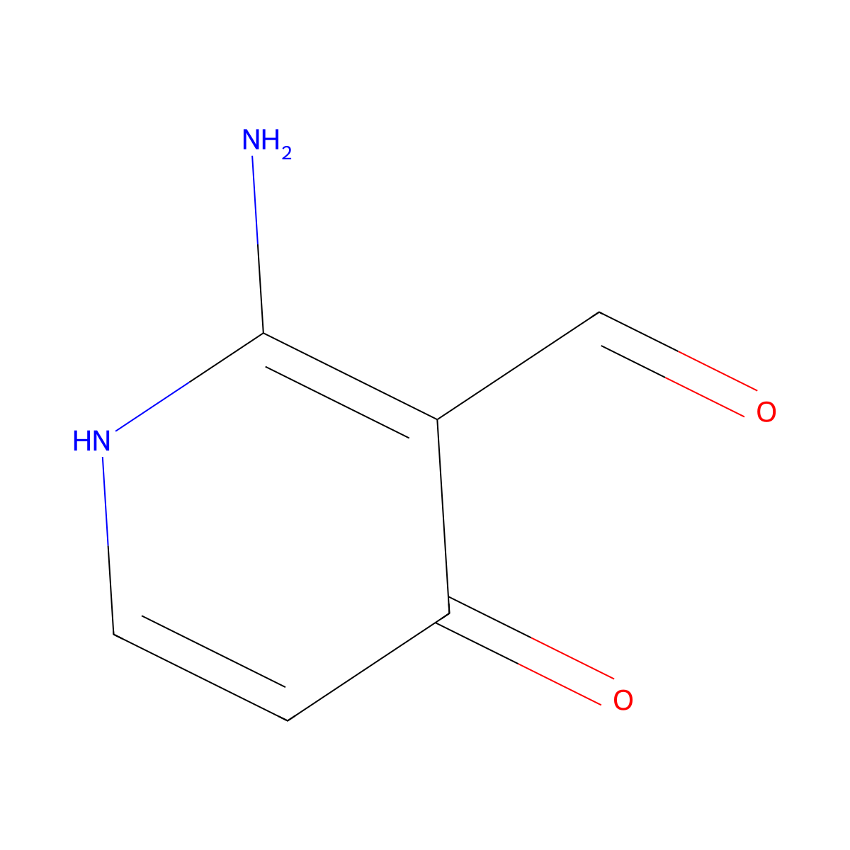 2-Amino-4-hydroxynicotinaldehyde molecular structure, CAS 1289098-84-5