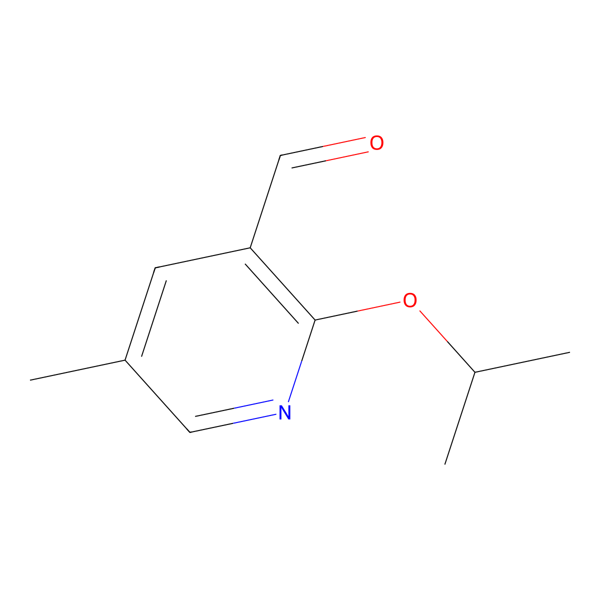 2-Isopropoxy-5-methylnicotinaldehyde molecular structure, CAS 1289119-61-4