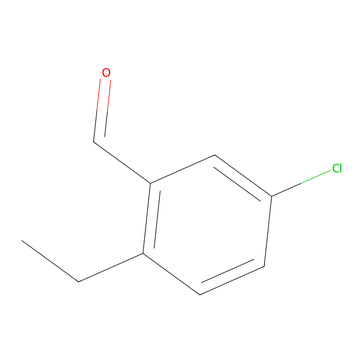 5-Chloro-2-ethylbenzaldehyde molecular structure, CAS 1289126-64-2
