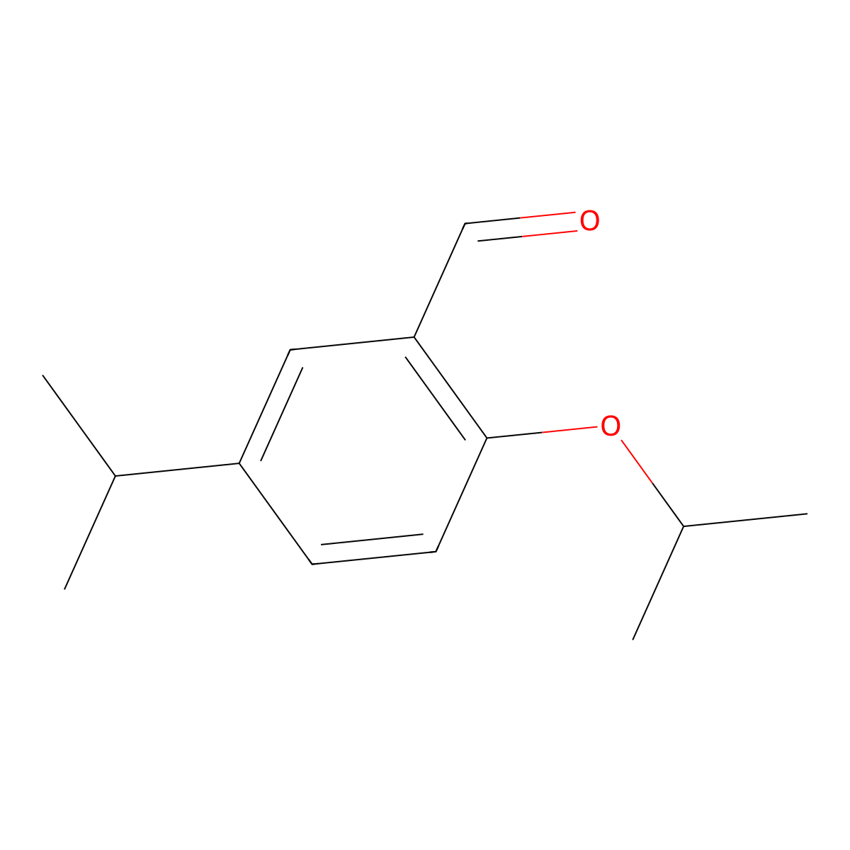 2-Isopropoxy-5-isopropylbenzaldehyde molecular structure, CAS 1289130-53-5