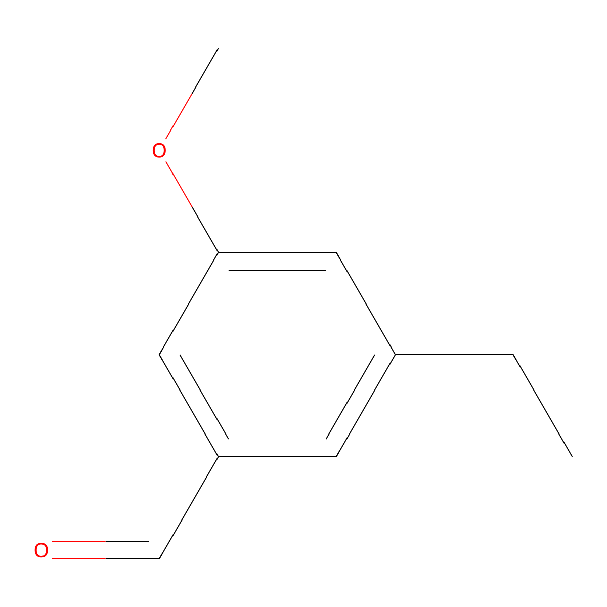3-Ethyl-5-methoxybenzaldehyde molecular structure, CAS 1289134-12-8