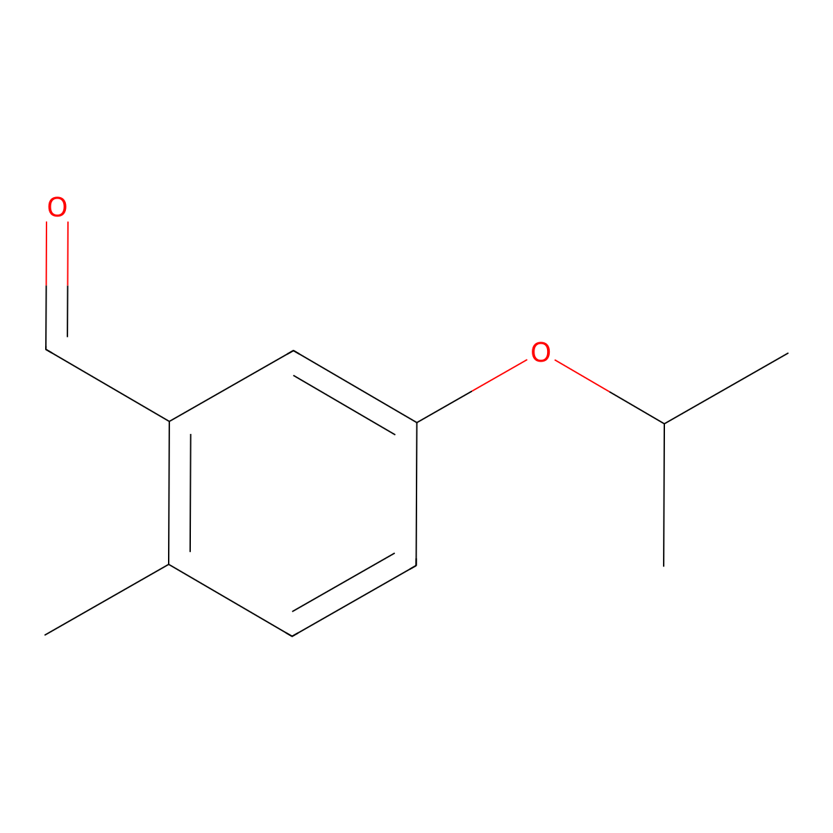 5-Isopropoxy-2-methylbenzaldehyde molecular structure, CAS 1289134-56-0