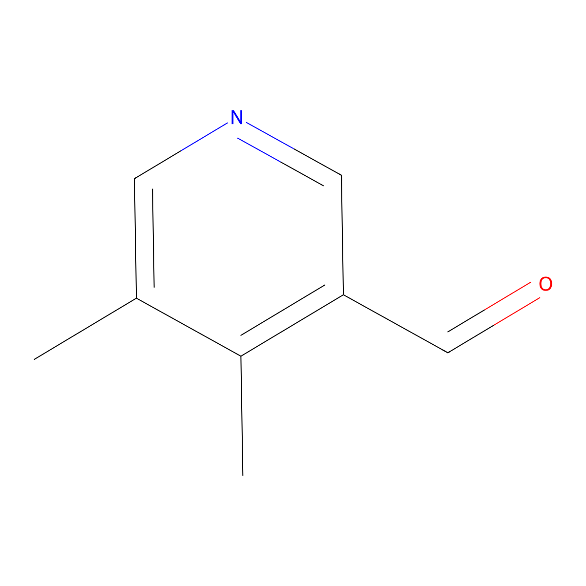 4,5-Dimethylnicotinaldehyde molecular structure, CAS 1289148-72-6