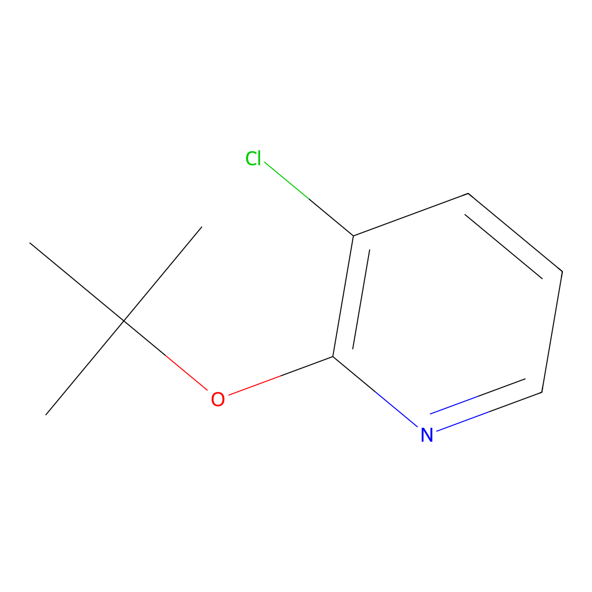 2-(Tert-butoxy)-3-chloropyridine molecular structure, CAS 1289149-07-0