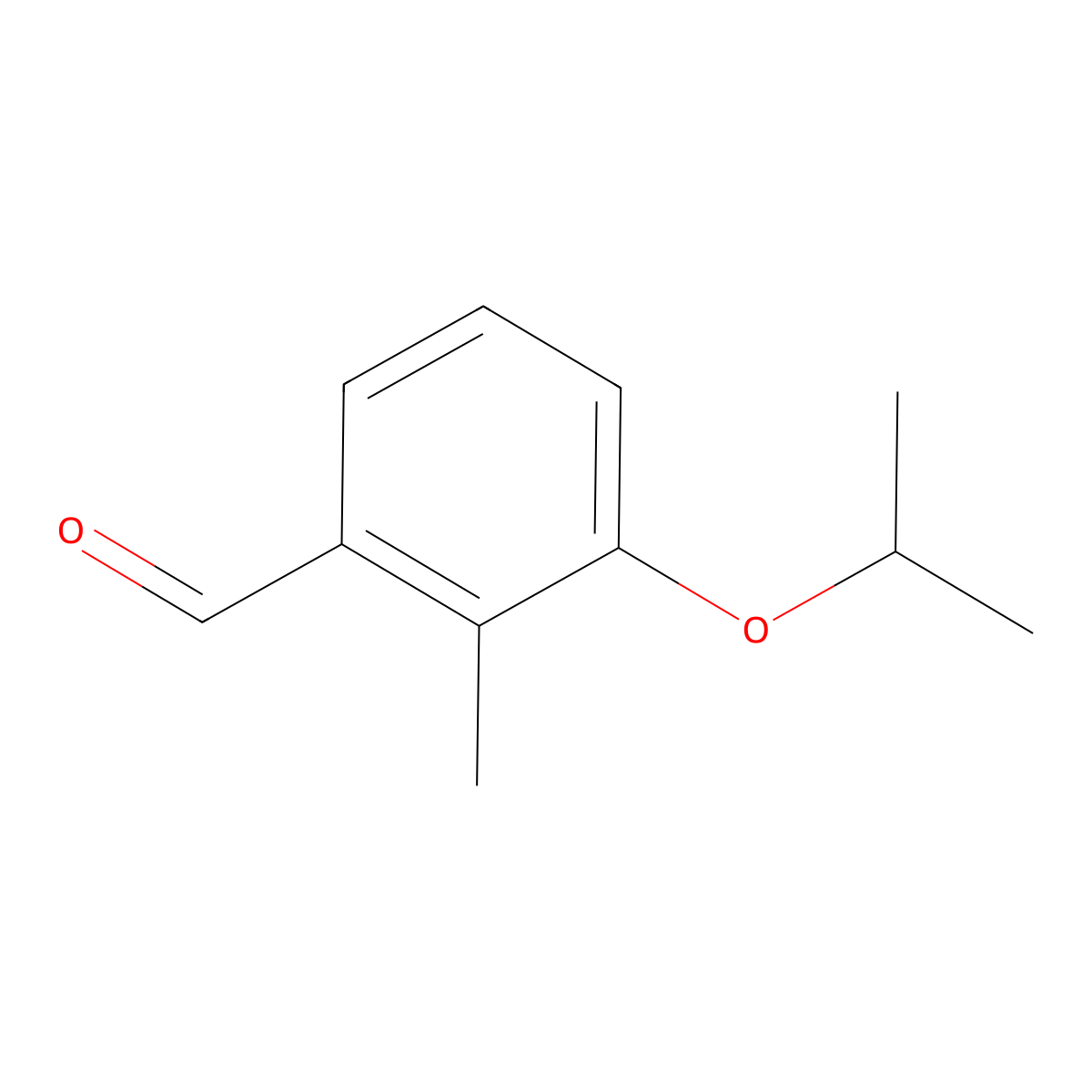 3-Isopropoxy-2-methylbenzaldehyde molecular structure, CAS 1289150-72-6