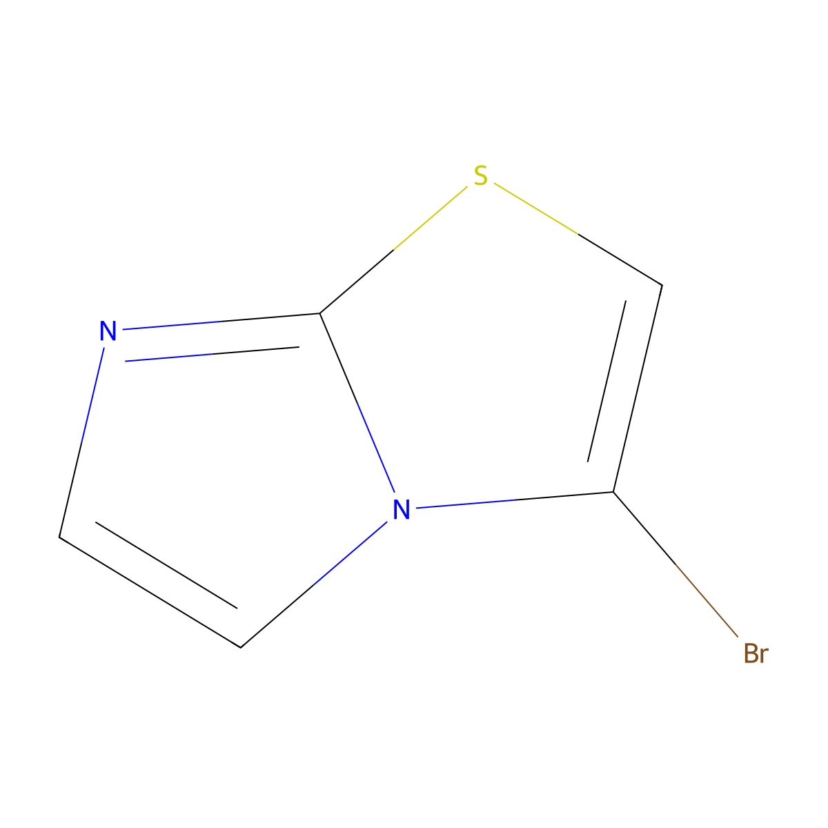 3-Bromoimidazo[2,1-b]thiazole molecular structure, CAS 1289151-06-9