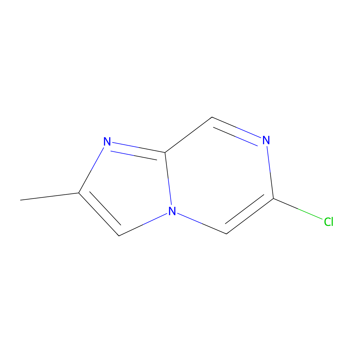 6-Chloro-2-methylimidazo[1,2-a]pyrazine molecular structure, CAS 1289151-28-5