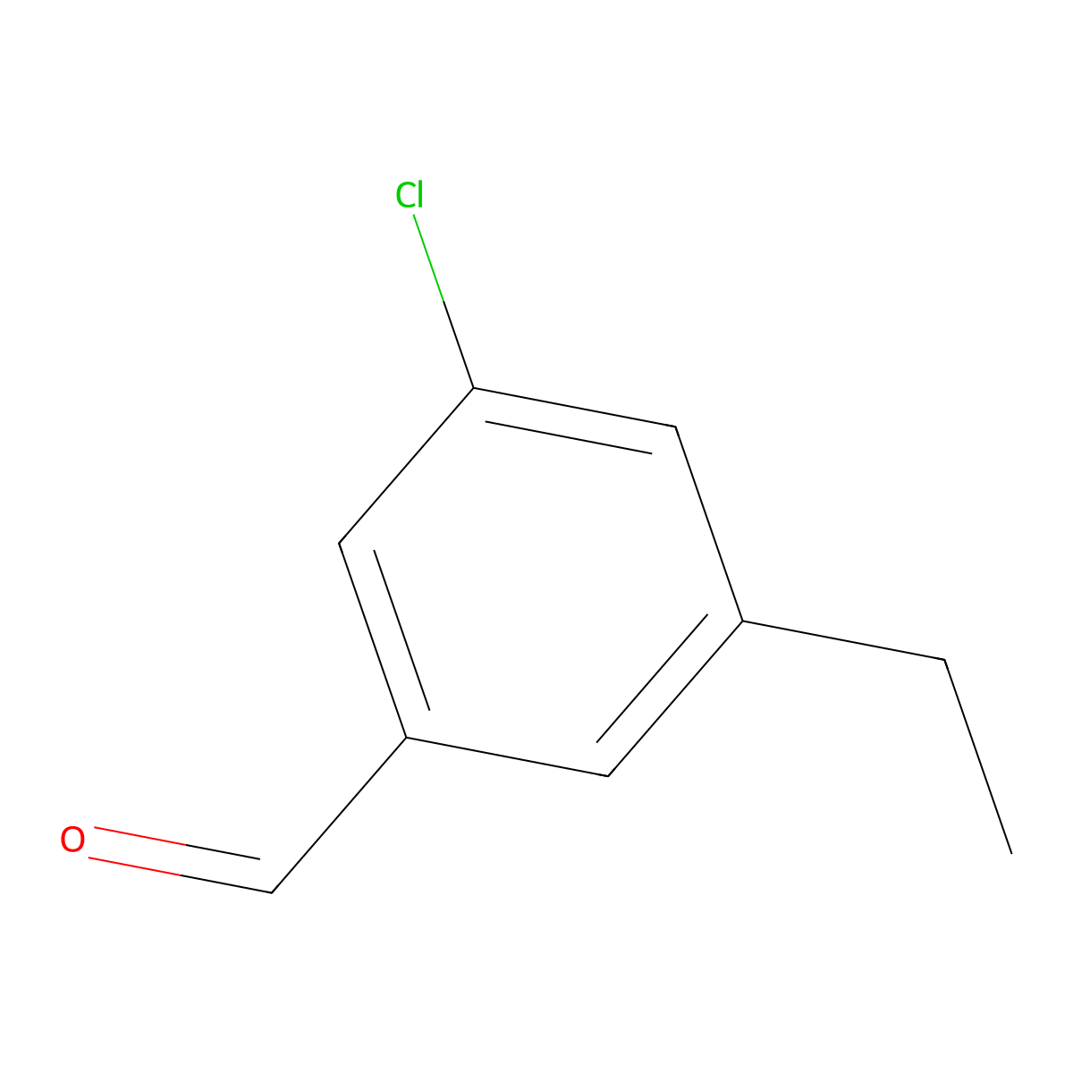 3-Chloro-5-ethylbenzaldehyde molecular structure, CAS 1289151-42-3
