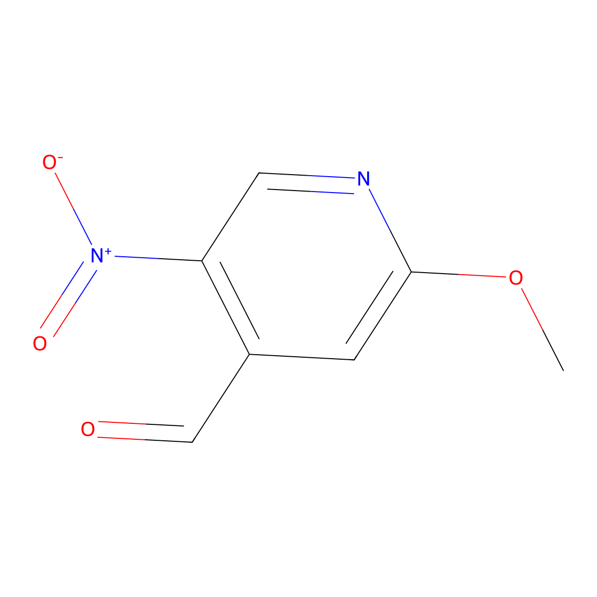 2-Methoxy-5-nitroisonicotinaldehyde molecular structure, CAS 1289153-62-3