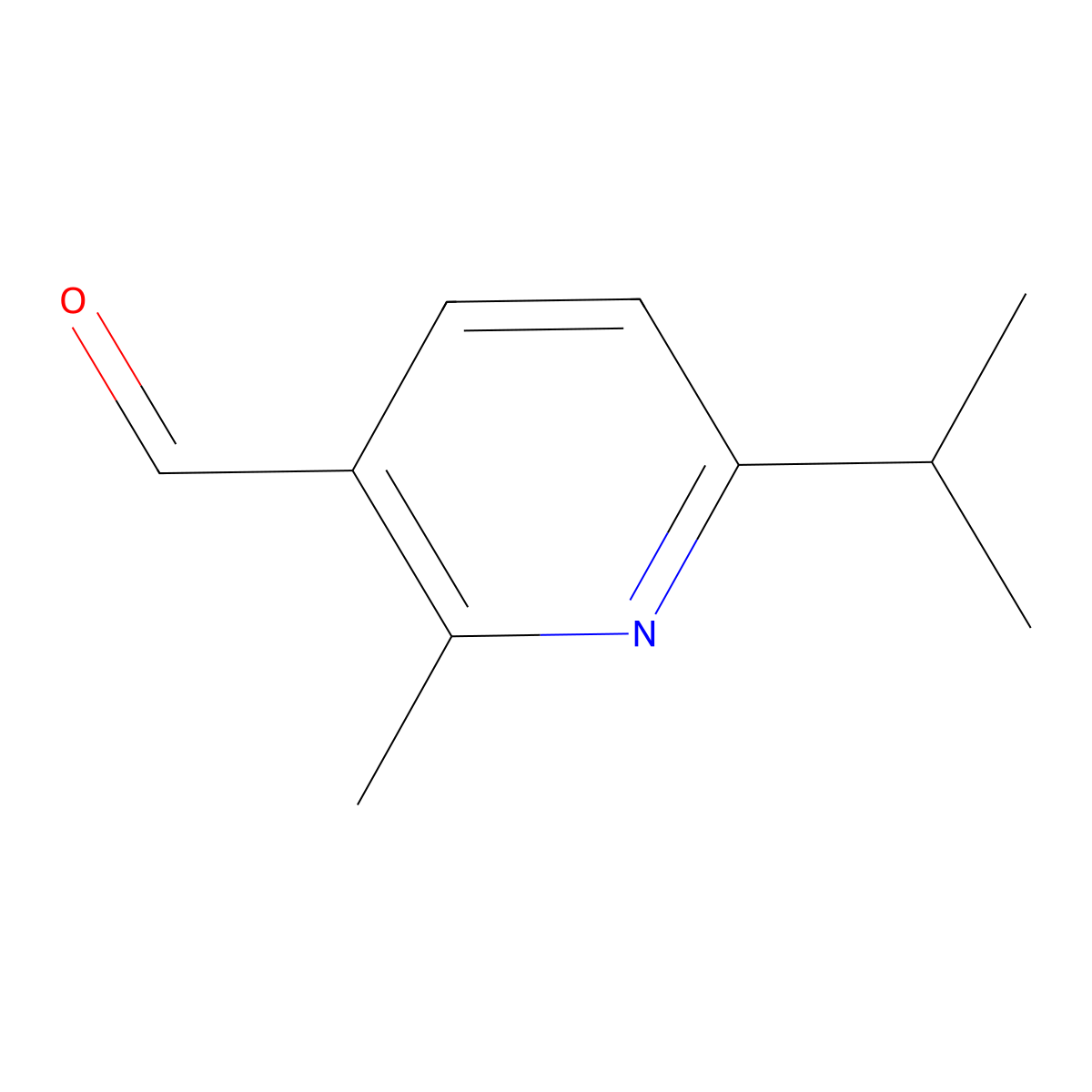 6-Isopropyl-2-methylnicotinaldehyde molecular structure, CAS 1289164-37-9
