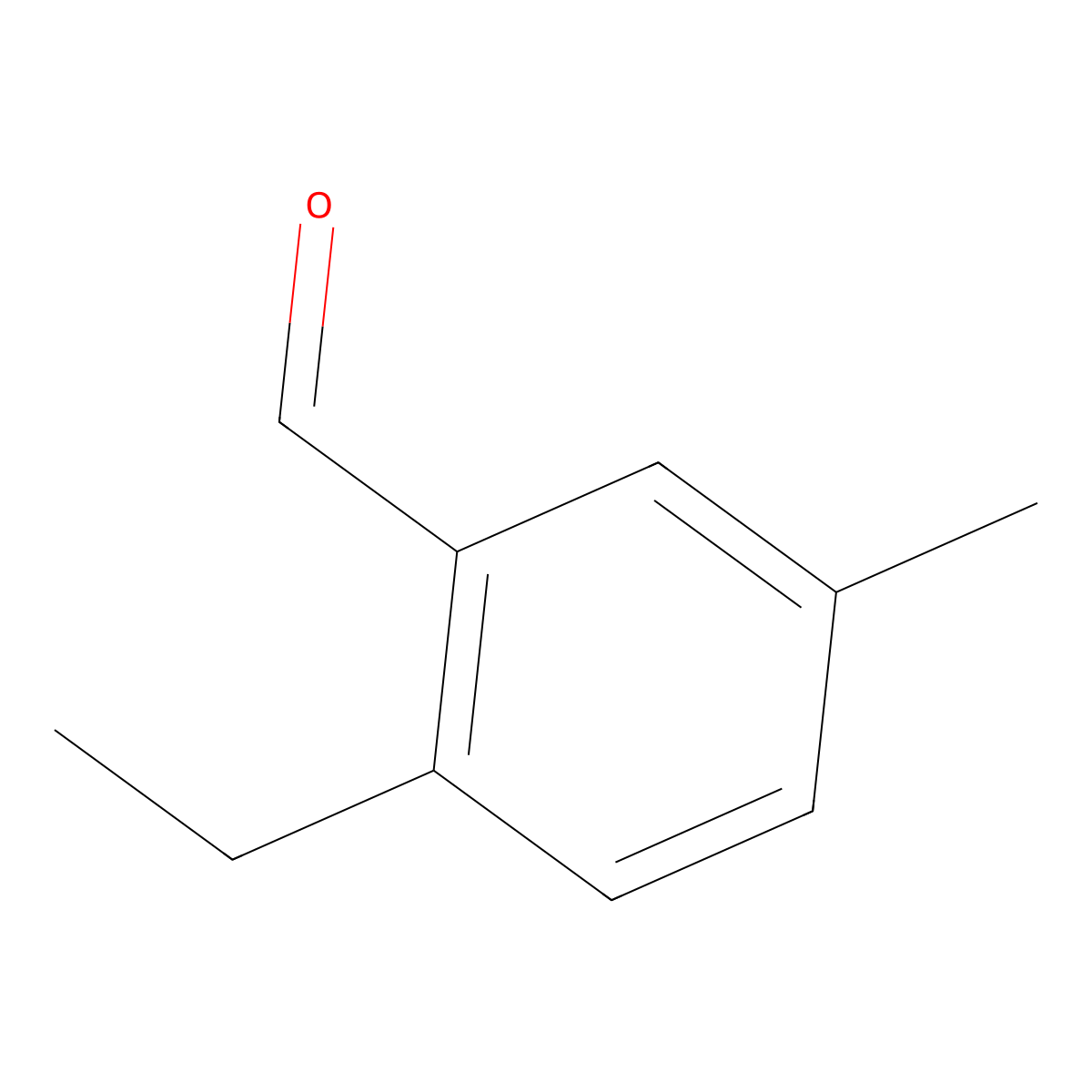2-Ethyl-5-methylbenzaldehyde molecular structure, CAS 1289169-00-1