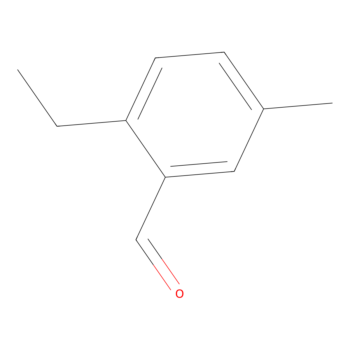 2-Ethyl-5-methylbenzaldehyde molecular structure, CAS 1289169-00-1