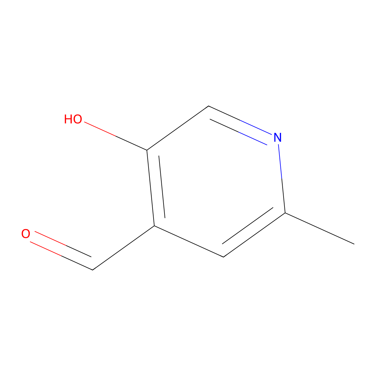 5-Hydroxy-2-methylisonicotinaldehyde molecular structure, CAS 1289174-09-9