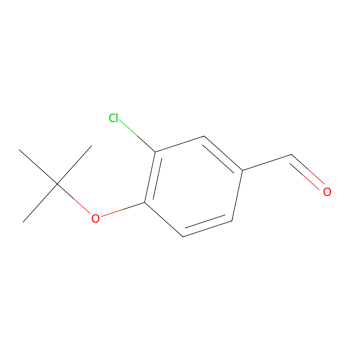 4-(Tert-butoxy)-3-chlorobenzaldehyde molecular structure, CAS 1289194-11-1