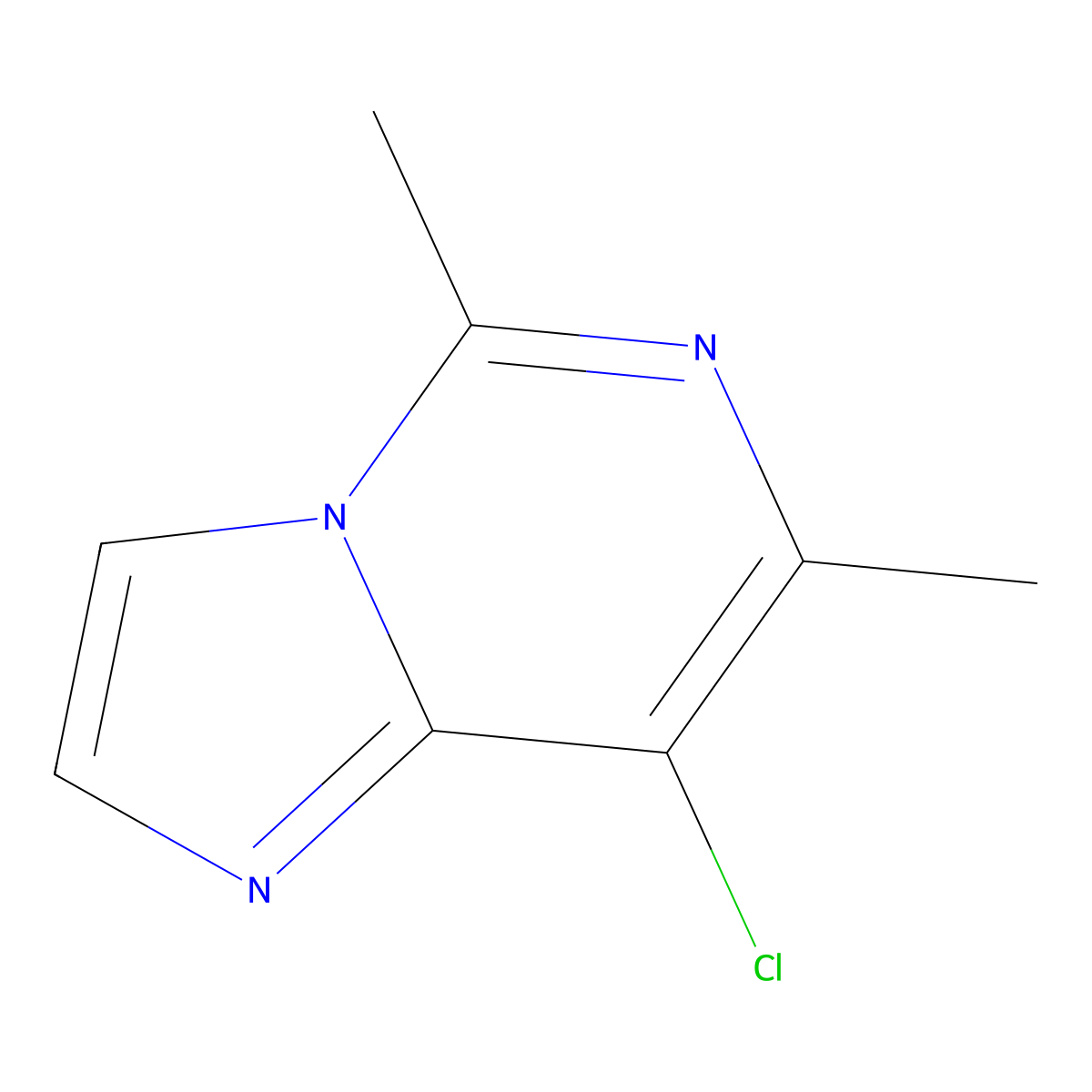 8-Chloro-5,7-dimethylimidazo[1,2-C]pyrimidine molecular structure, CAS 1289209-13-7
