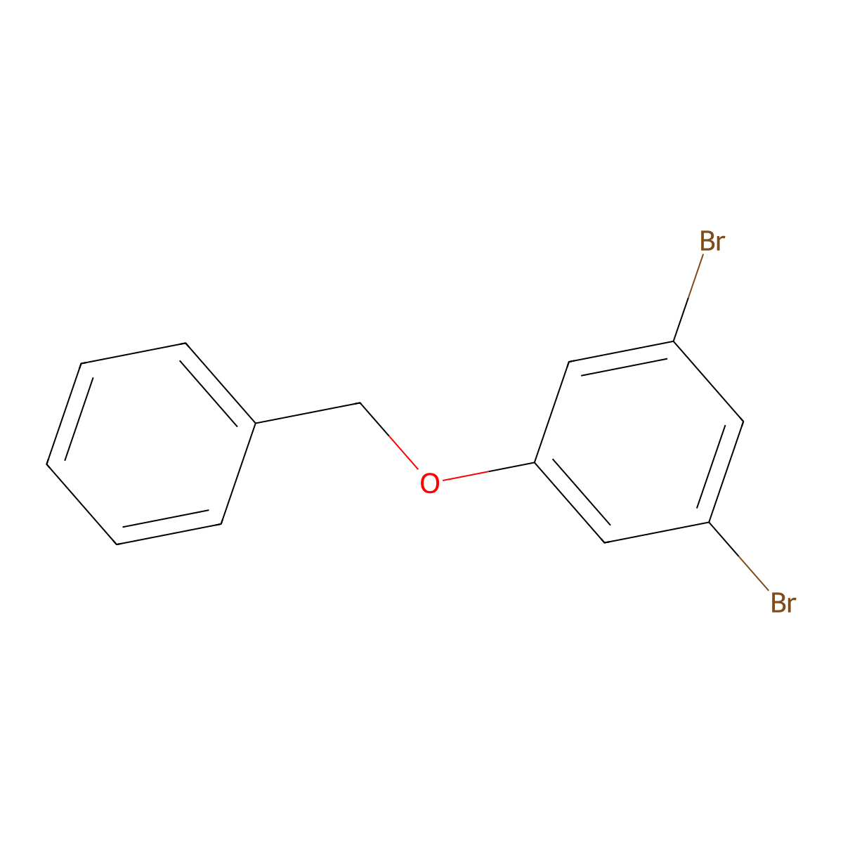 1-(Benzyloxy)-3,5-dibromobenzene molecular structure, CAS 128924-01-6