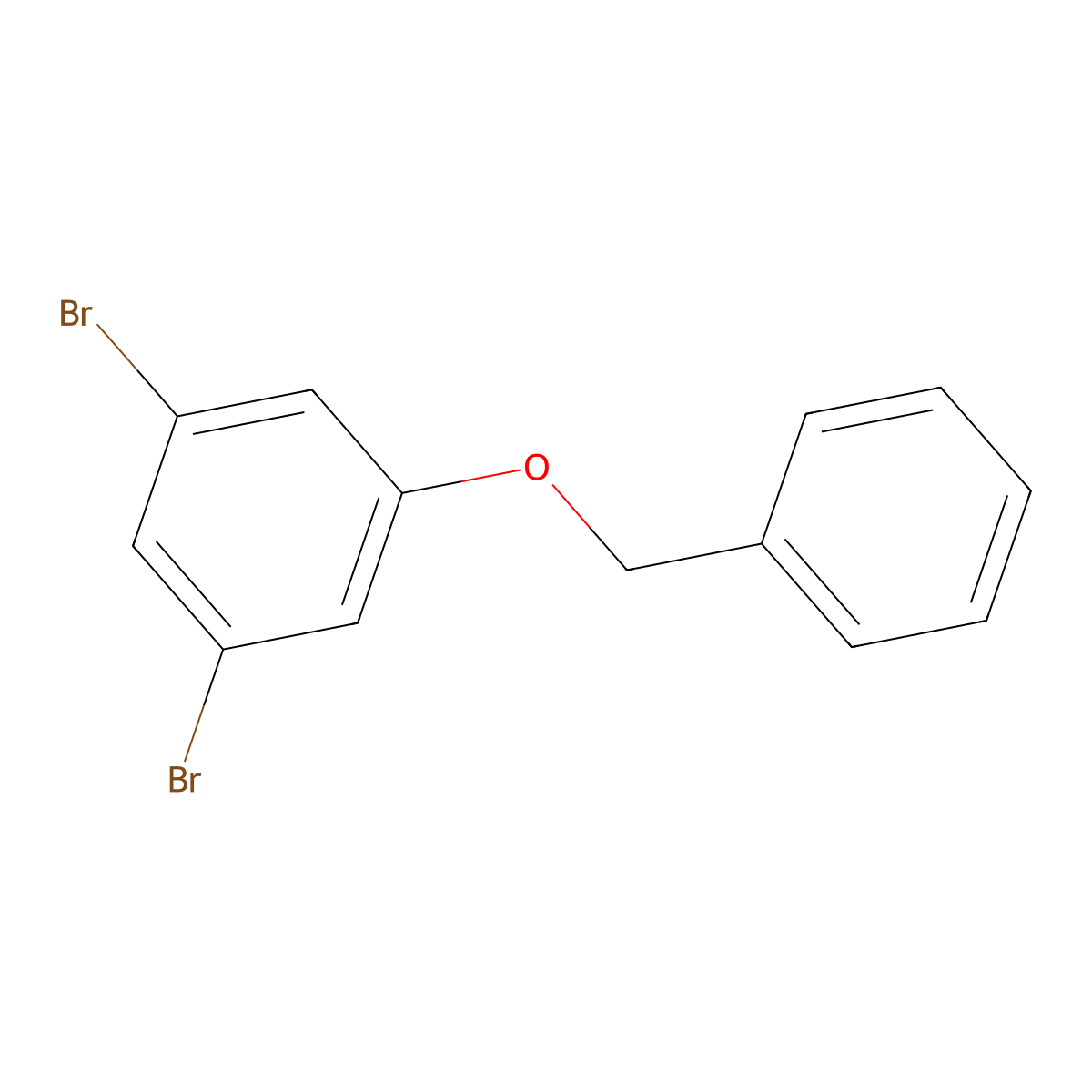 1-(Benzyloxy)-3,5-dibromobenzene molecular structure, CAS 128924-01-6