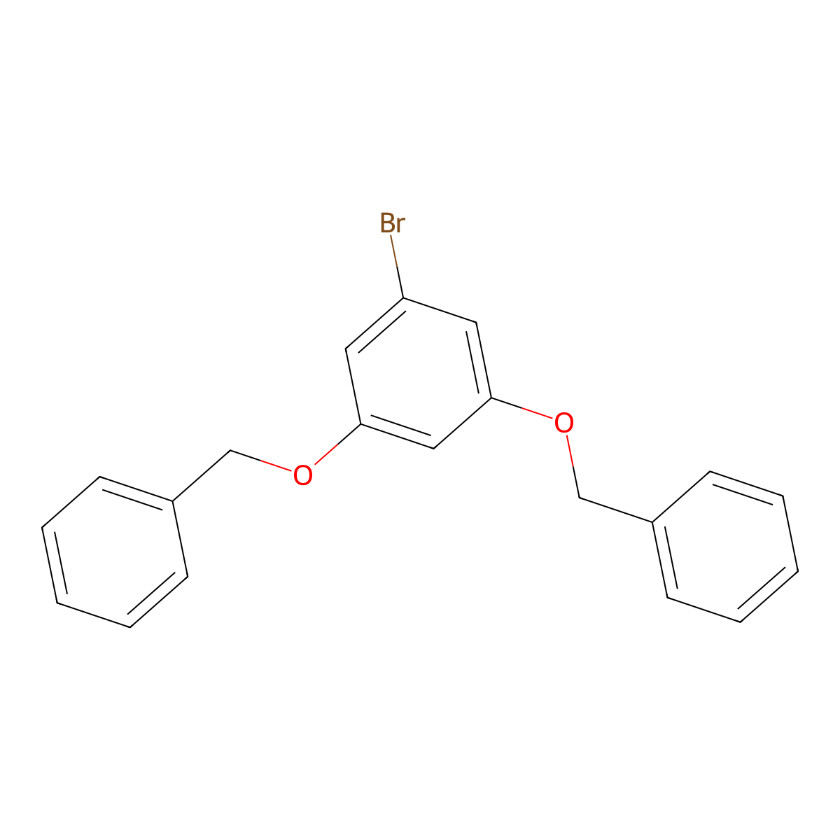 1,3-Bis(benzyloxy)-5-bromobenzene molecular structure, CAS 128924-04-9