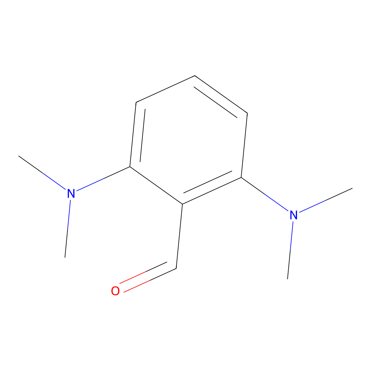 2,6-Bis(dimethylamino)benzaldehyde molecular structure, CAS 1289262-06-1