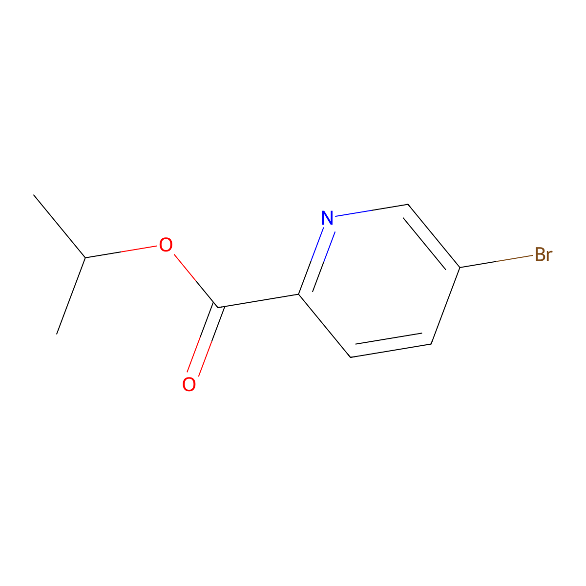 Isopropyl 5-bromopicolinate molecular structure, CAS 1289268-91-2