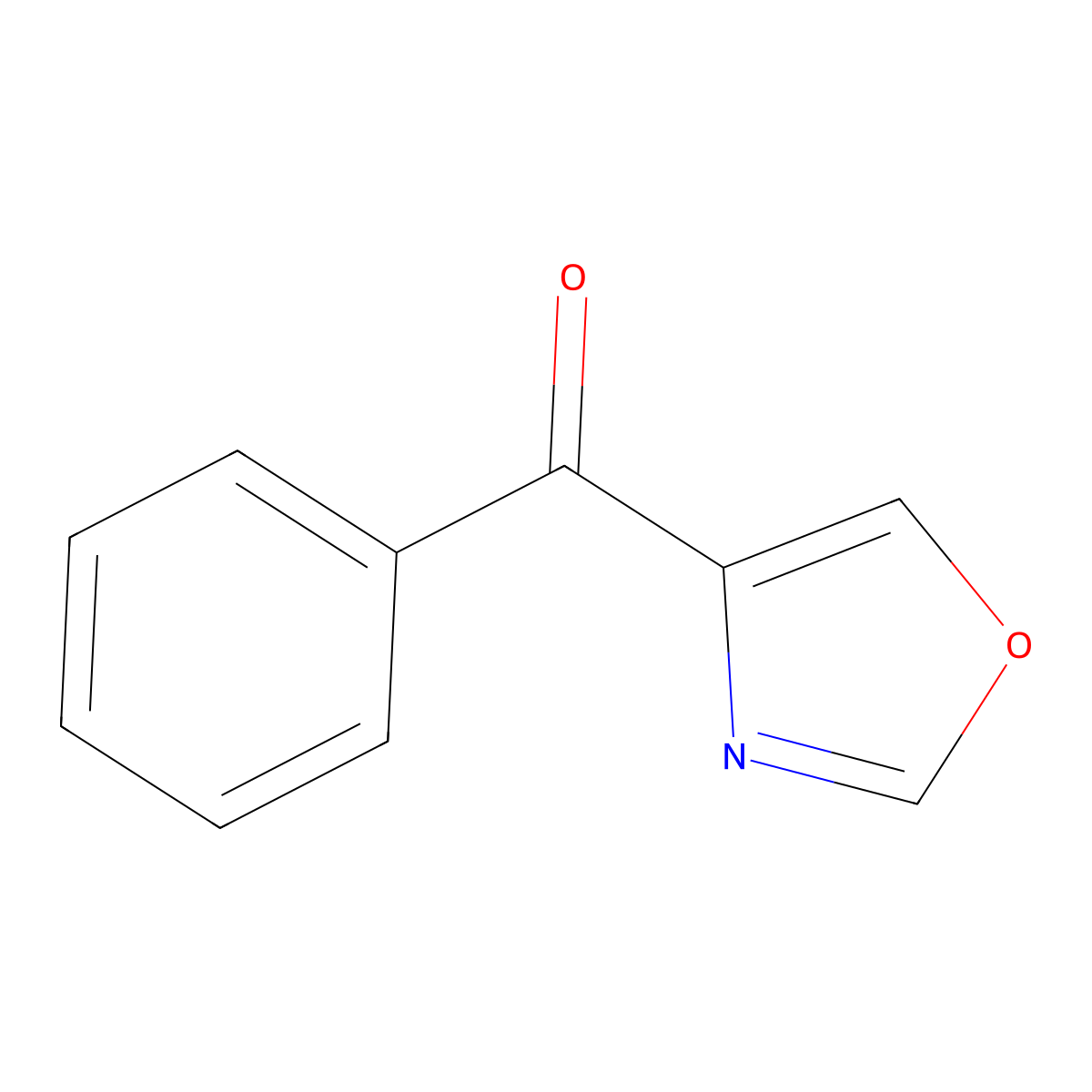 4-Benzoyl-1,3-oxazole molecular structure, CAS 128979-15-7