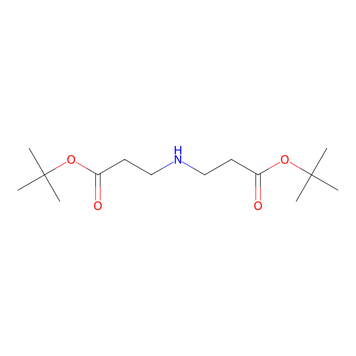 Di-tert-butyl 3,3'-Iminodipropionate molecular structure, CAS 128988-04-5