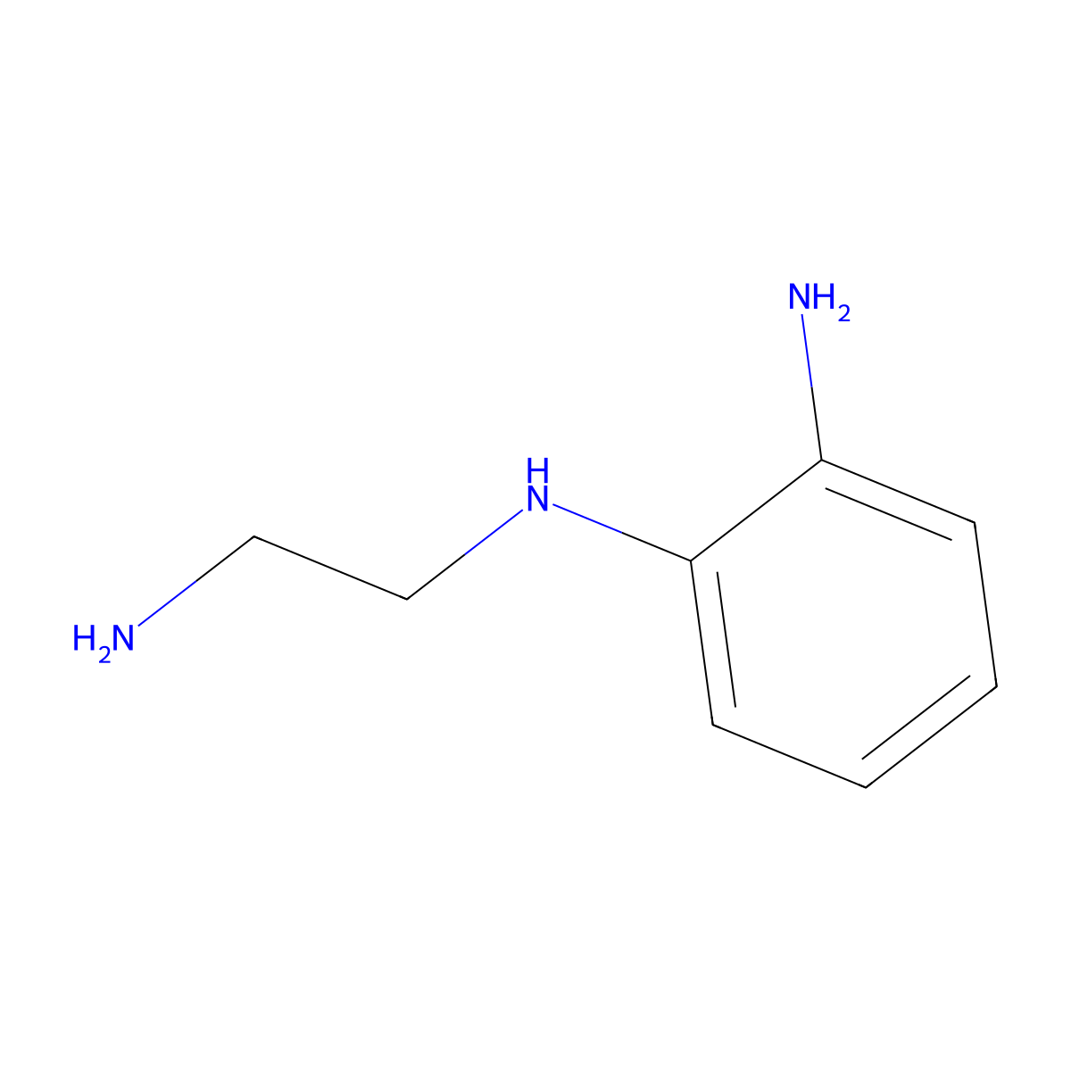 1-N-(2-aminoethyl)benzene-1,2-diamine molecular structure, CAS 128995-76-6