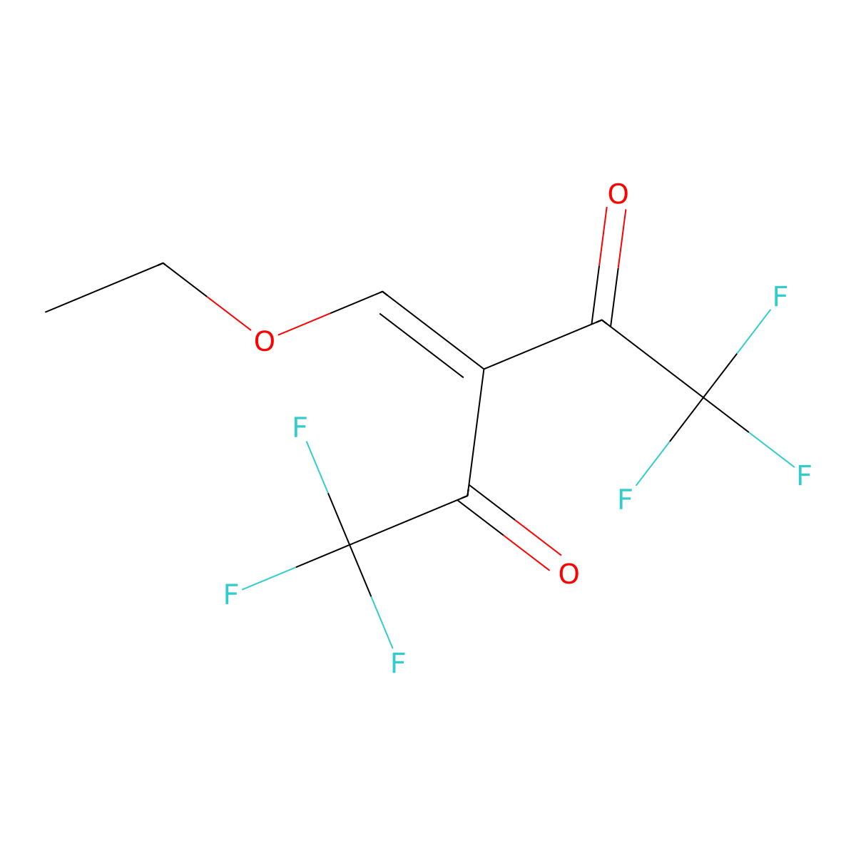 3-(Ethoxymethylidene)-1,1,1,5,5,5-hexafluoropentane-2,4-dione molecular structure, CAS 128997-77-3